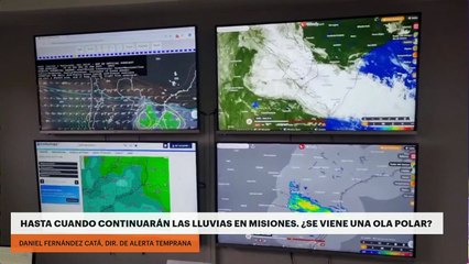 Hasta cuando continuarán las lluvias en Misiones. ¿Se viene una ola polar?