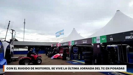 Con el rugido de motores, se vive la última jornada del TC en Posadas