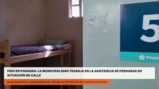 Frío en Posadas: la Municipalidad trabaja en la asistencia de personas en situación de calle