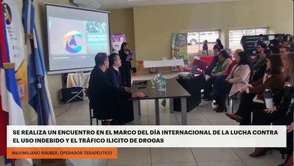 Se realiza un encuentro en el marco del día internacional de la lucha contra el uso indebido y el tráfico ilícito de drogas