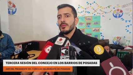 Tercera sesión del Concejo Deliberante en los barrios de Posadas