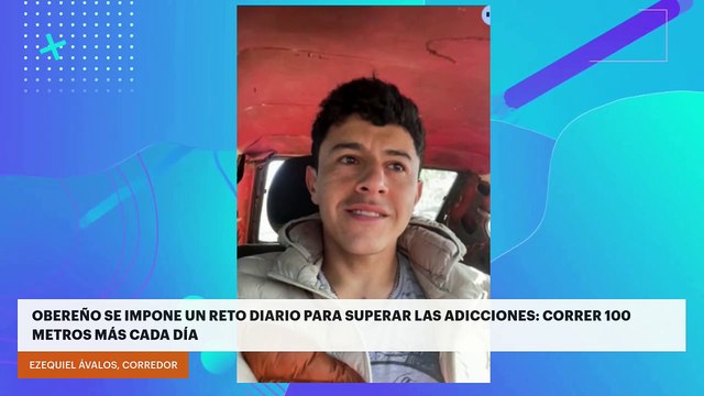 Obereño se impone un reto diario para superar las adicciones: correr 100 metros más cada día