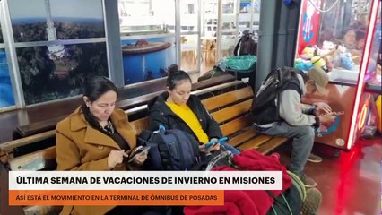 Última semana de vacaciones de invierno en Misiones