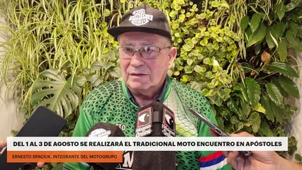 Del 1 al 3 de agosto se realizará el tradicional moto encuentro en Apóstoles