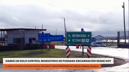 Habrá un solo control migratorio en Posadas-Encarnación desde hoy