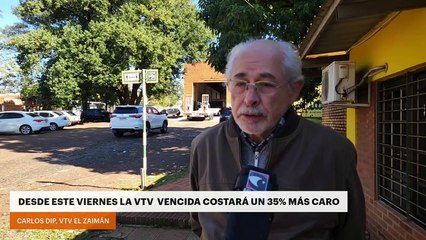 DESDE ESTE VIERNES LA VTV  VENCIDA COSTARÁ UN 35% MÁS CARO