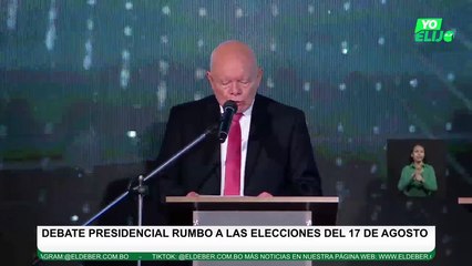 🔴 EN VIVO | Debate presidencial rumbo al 17A: los candidatos cara a cara por el futuro de Bolivia