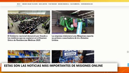 Arriba Misiones en vivo, conduce Gustavo Pérez