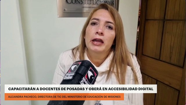 Capacitarán a docentes de Posadas y Oberá en accesibilidad digital
