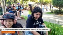 Se autoperciben animales: Juntada therian en la plaza 9 de Julio de Posadas