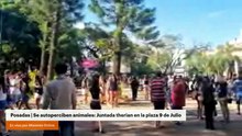 Posadas | Se autoperciben animales: Juntada therian en la plaza 9 de Julio