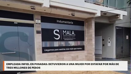 Empleada infiel en Posadas: detuvieron a una mujer por estafar por más de tres millones de pesos