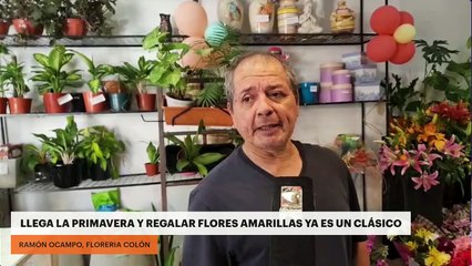 Llega la primavera y regalar flores amarillas ya es un clásico