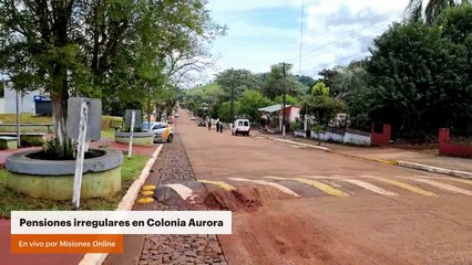 Pensiones irregulares en Colonia Aurora