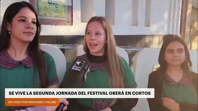SE VIVE LA SEGUNDA JORNADA DEL FESTIVAL OBERÁ EN CORTOS