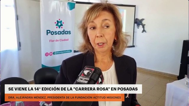 Se viene la 14° edición de la Carrera rosa en Posadas