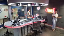 Estudio ao vivo Litoral FM Vitória