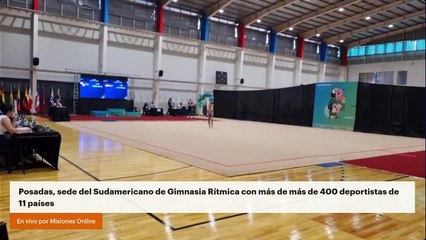 Posadas, sede del Sudamericano de Gimnasia Rítmica con más de más de 400 deportistas de 11 países
