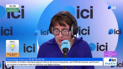22/12/2025 -  ici matin par Ici Lorraine (Meurthe-et-Moselle et Vosges) en vidéo