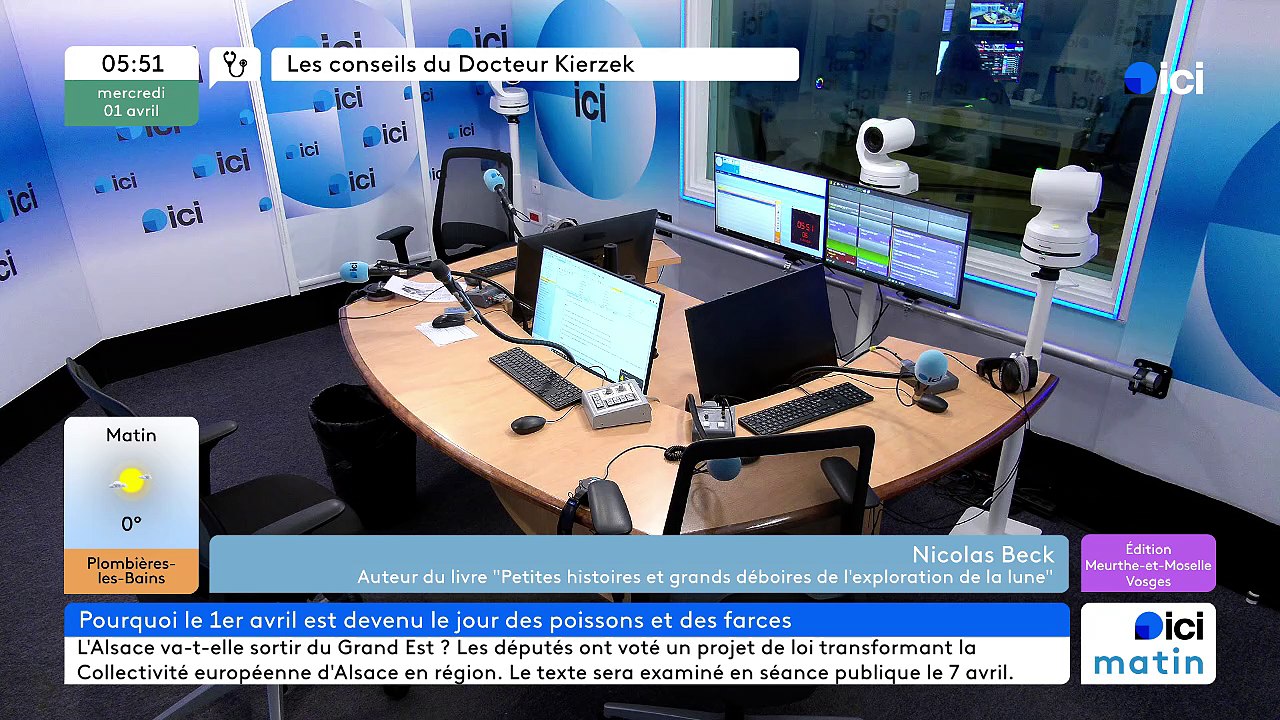 01/04/2026 -  ici matin par Ici Lorraine (Meurthe-et-Moselle et Vosges) en vidéo