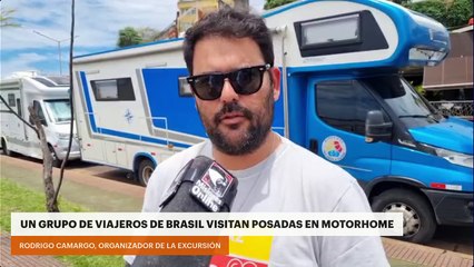 UN GRUPO DE VIAJEROS DE BRASIL VISITAN POSADAS EN MOTORHOME