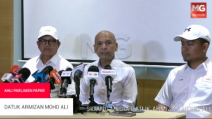 ((LIVE)) Sidang Media Khas Datuk Armizan Mohd Ali Sempena Pelancaran Manifesto GRS