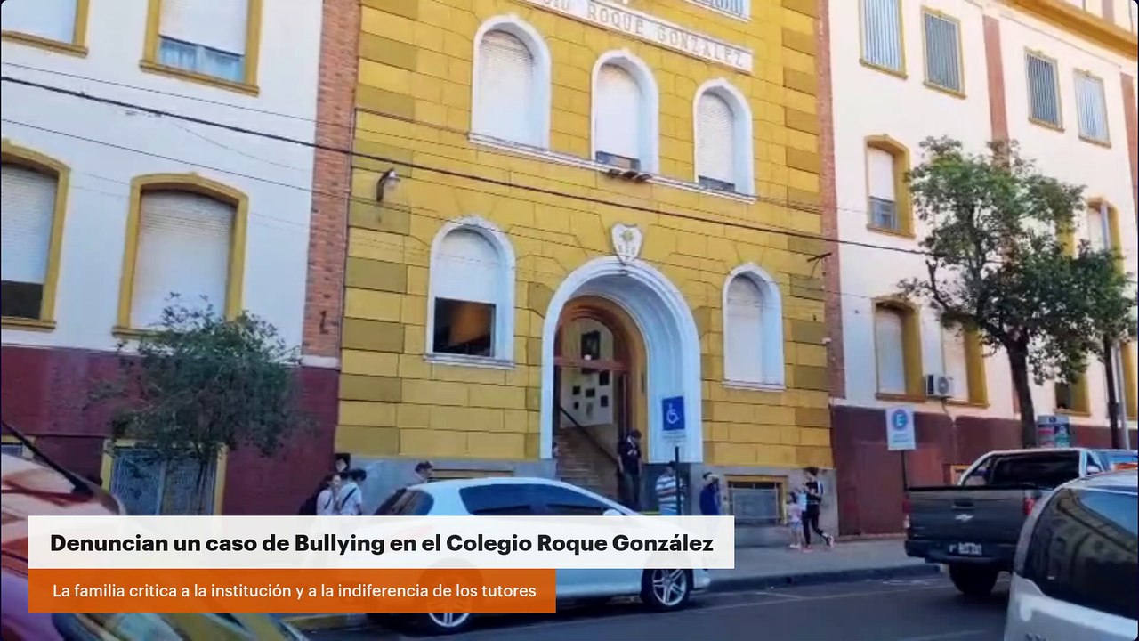 Denuncian un caso de Bullying en el Colegio Roque González: la familia critica a la institución y a la indiferencia de los tutores