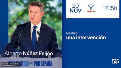 Siga en DIRECTO la comparecencia de Alberto Núñez Feijóo, tras la condena al fiscal general del Estado