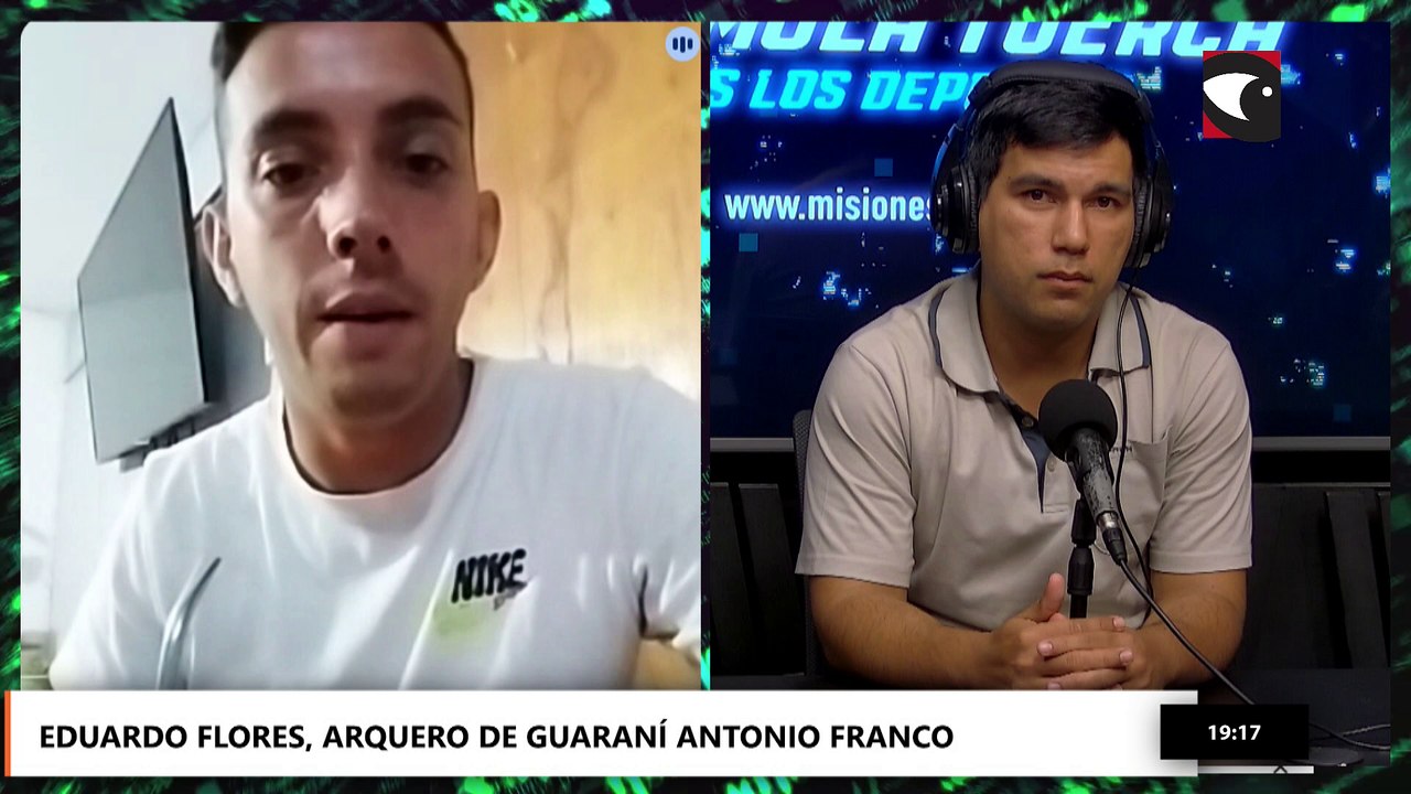 Fórmula Tuerca | Hoy hablaremos con Eduardo Flores, arquero de Guarani