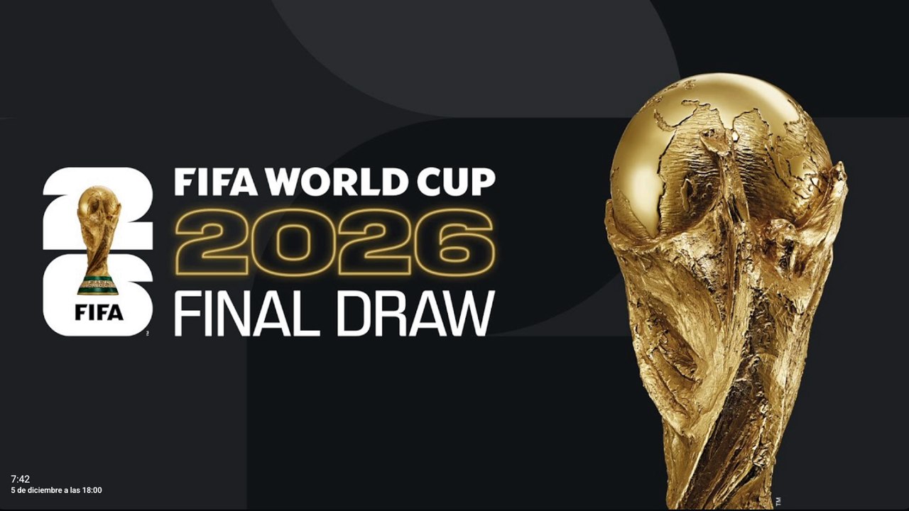 Siga en DIRECTO el sorteo del Mundial FIFA World Cup 2026