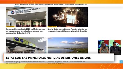 ¡Arriba Misiones! Arrancamos la primera semana plena del año con la información que necesitás