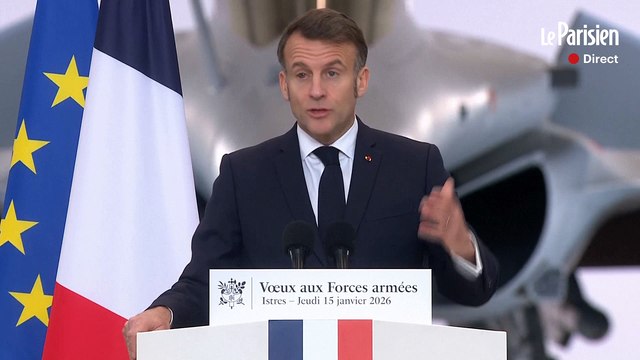 Macron présente ses vœux aux forces armées
