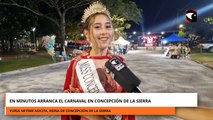 En minutos arranca el Carnaval en Concepción de la Sierra