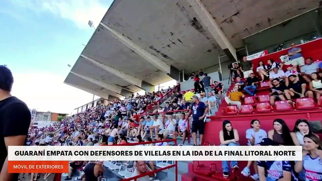 Final del Litoral: Empate sin muchas emociones en el primer tiempo del partido de ida