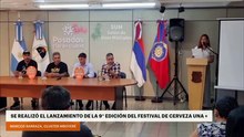 Se realizó el lanzamiento de la 9° edición del Festival de Cerveza Una +