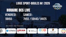 Ligue Sport-Boules M1 - Etape 2 - Mâcon - Partie 1