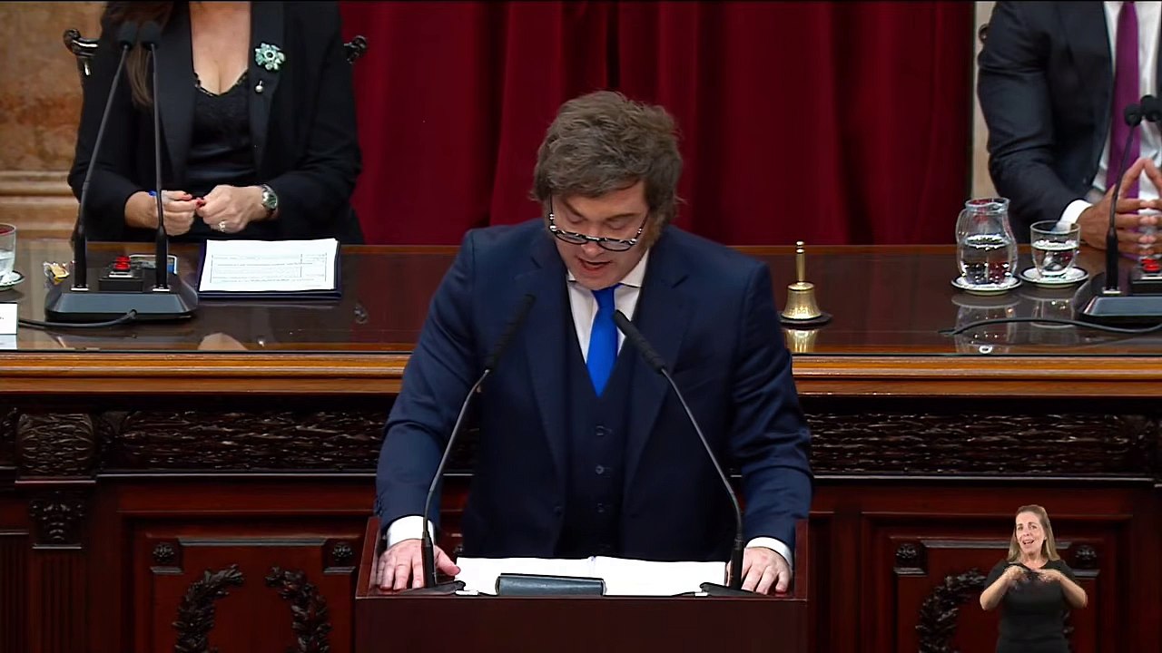 Discurso del Presidente Milei en la Apertura del 144° período de Sesiones Ordinarias del Congreso