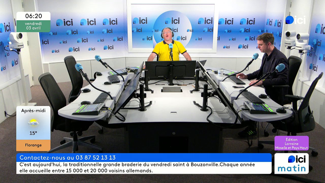 03/04/2026 -  ici matin par Ici Lorraine (Moselle et Pays Haut) en vidéo