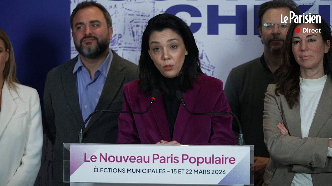 Municipales: Sophia Chikirou s'exprime après le 1er tour