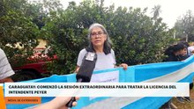 Caraguatay: comenzó la sesión extraordinaria para tratar la licencia del intendente Peyer