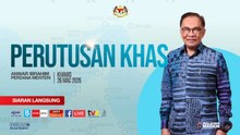 (LIVE) Perutusan Khas Perdana Menteri