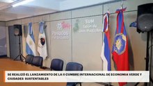 Se realizó el lanzamiento de la II Cumbre internacional de economía verde y ciudades sustentables