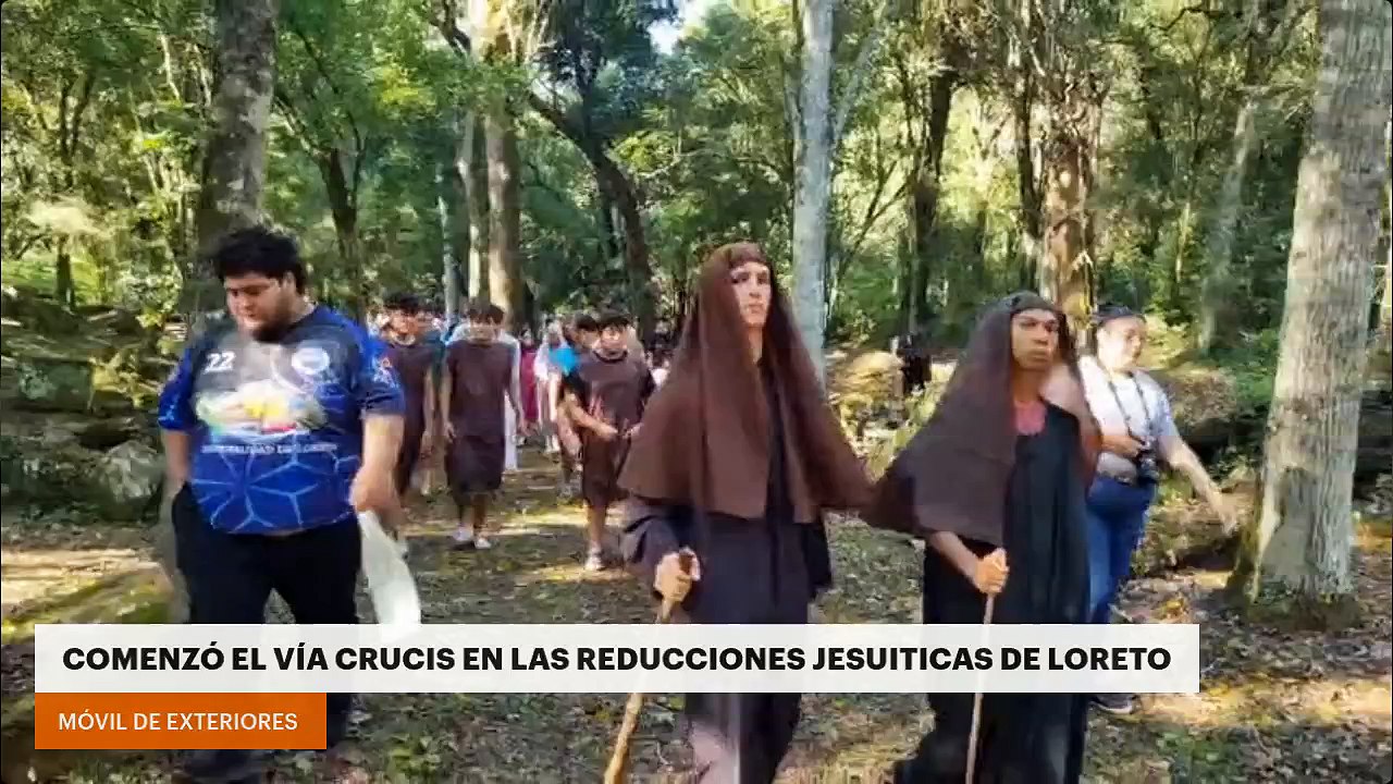 Comenzó el Vía Crucis en las Reducciones Jesuíticas de Loreto
