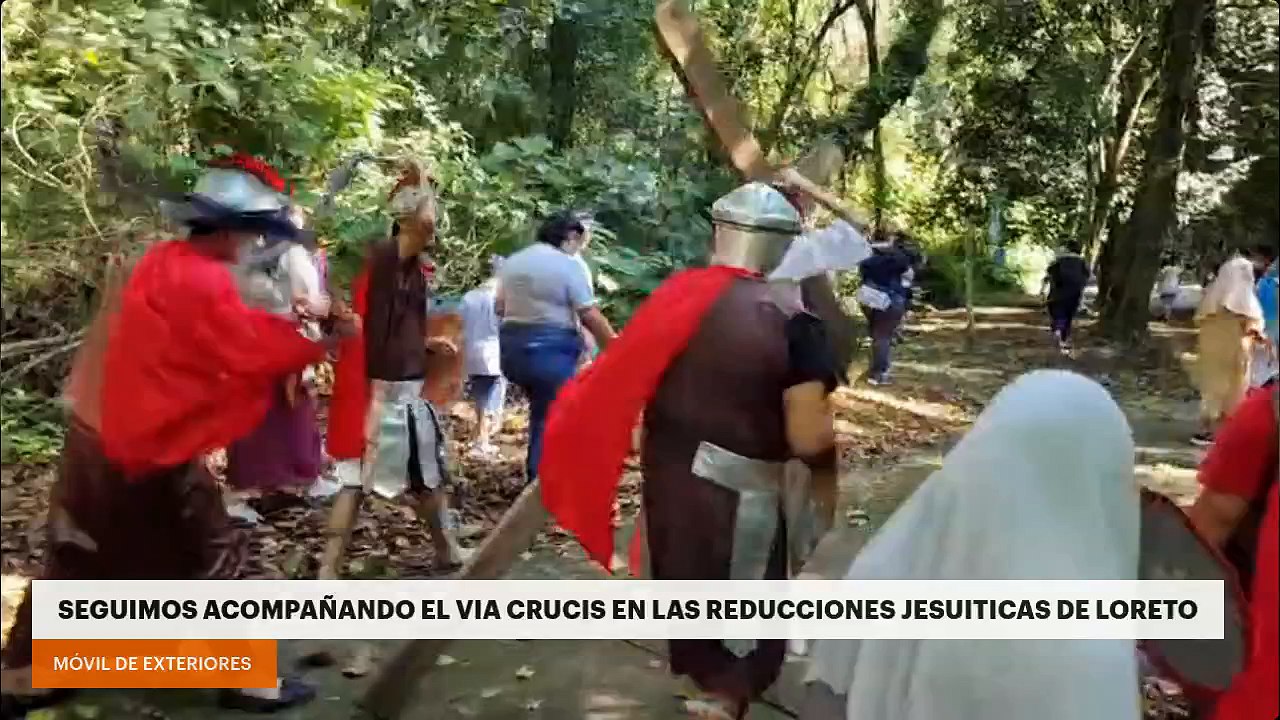 Seguimos acompañando el Vía Crucis en las Reducciones Jesuíticas de Loreto