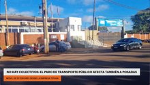 No hay colectivos: el paro de transporte público afecta también a Posadas