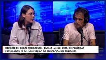 EMILIA LUNGE EN VIVO, POR RECORTE EN BECAS PROGRESAR