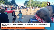 Así se vive la previa del Desfile de Mascotas en la Costanera de Posadas