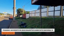 Posadas | Accidente de gran magnitud sobre la ruta nacional 12