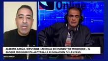 EL BLOQUE MISIONERISTA APOYARÁ LA ELIMINACIÓN DE LAS PASO