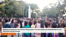 Misiones se suma a las marchas de “Ni una menos” en todo el país: las columnas llegaron a la Plaza 9 de Julio de Posadas